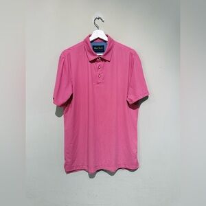 Robert Graham Polo Golf Shirt Men M Moisture wicking UV protection Athletic
